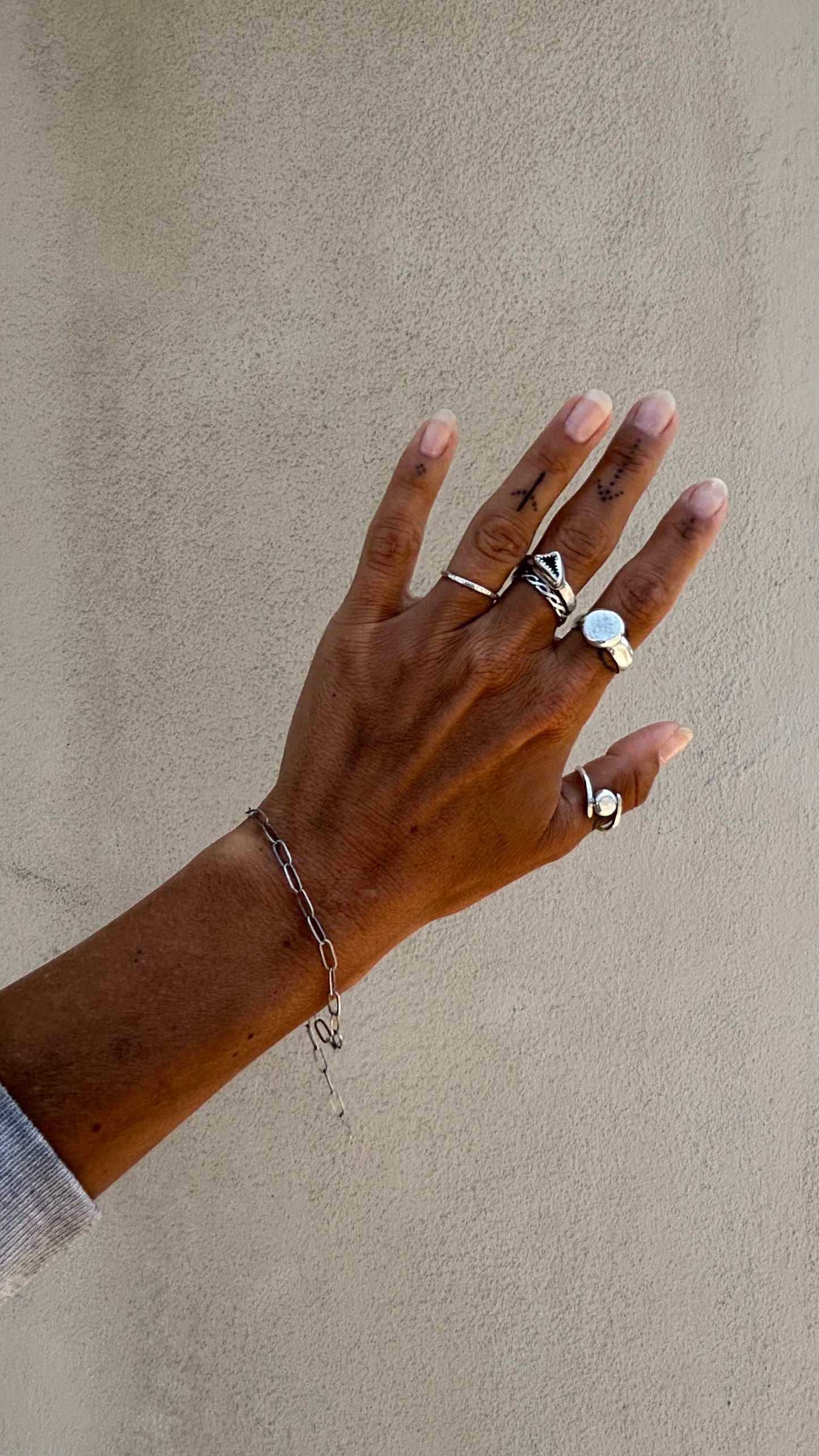 Sterling Silver Chain- Necklace - Bracelet- Anklet– Built for the Journey Minimalist Layering Chain | Adjustable Clasp | Pendant-Ready