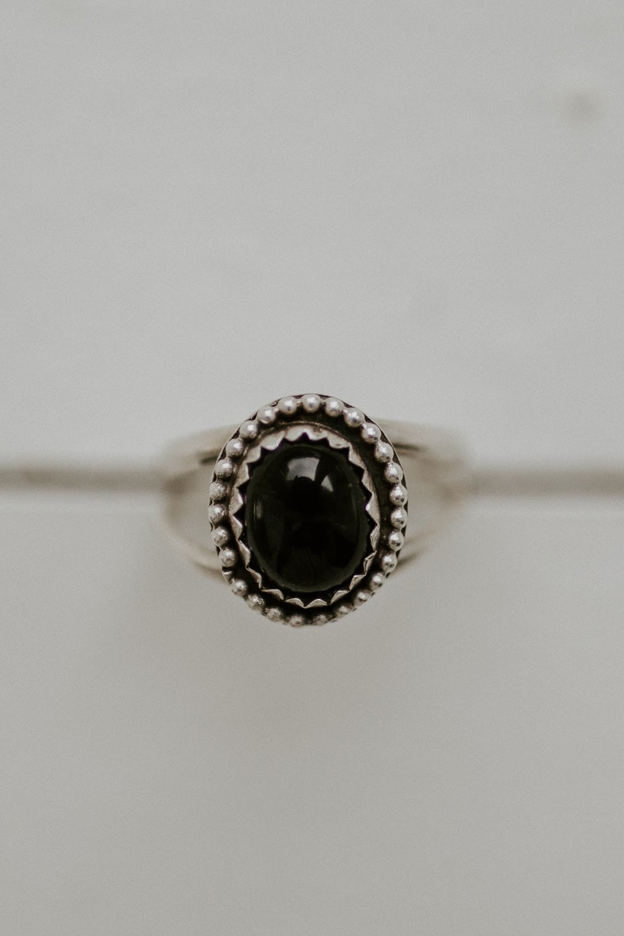 Always Moody | Onyx & Silver Ring