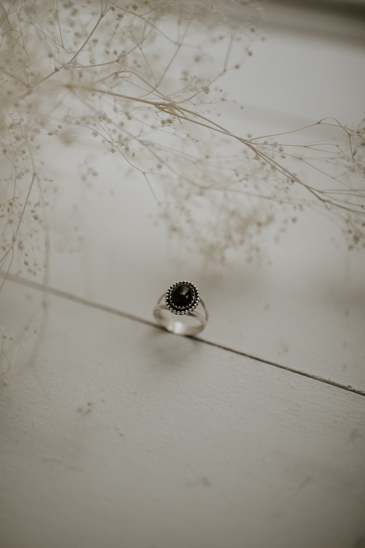 Always Moody | Onyx & Silver Ring