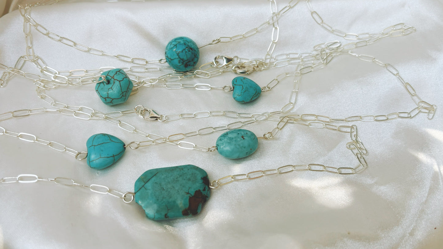 Turquoise Bead Necklace