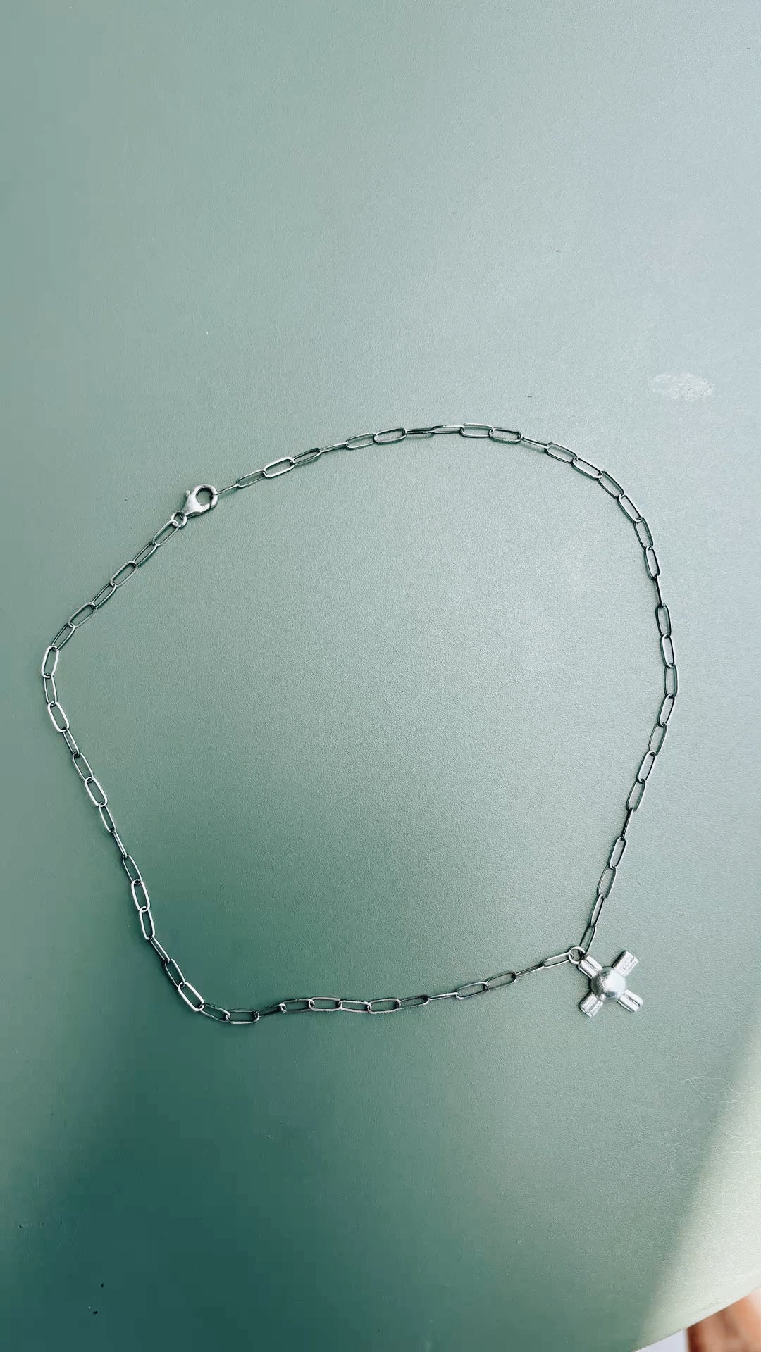 Sterling Silver Chain- Necklace - Bracelet- Anklet– Built for the Journey Minimalist Layering Chain | Adjustable Clasp | Pendant-Ready