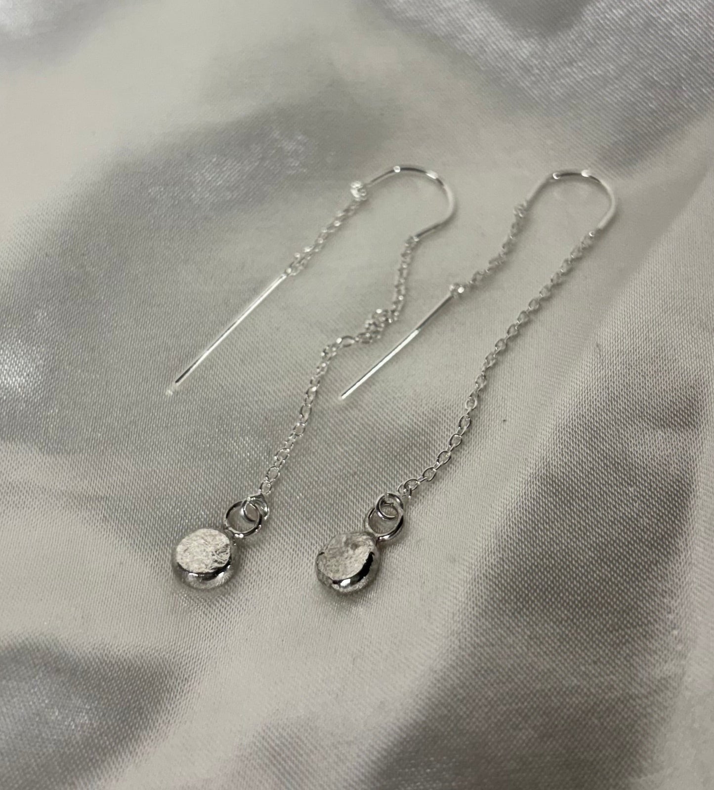 Dew Drop Threader Earrings