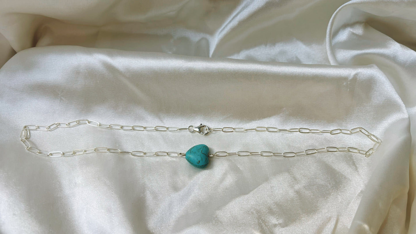 Turquoise Bead Necklace