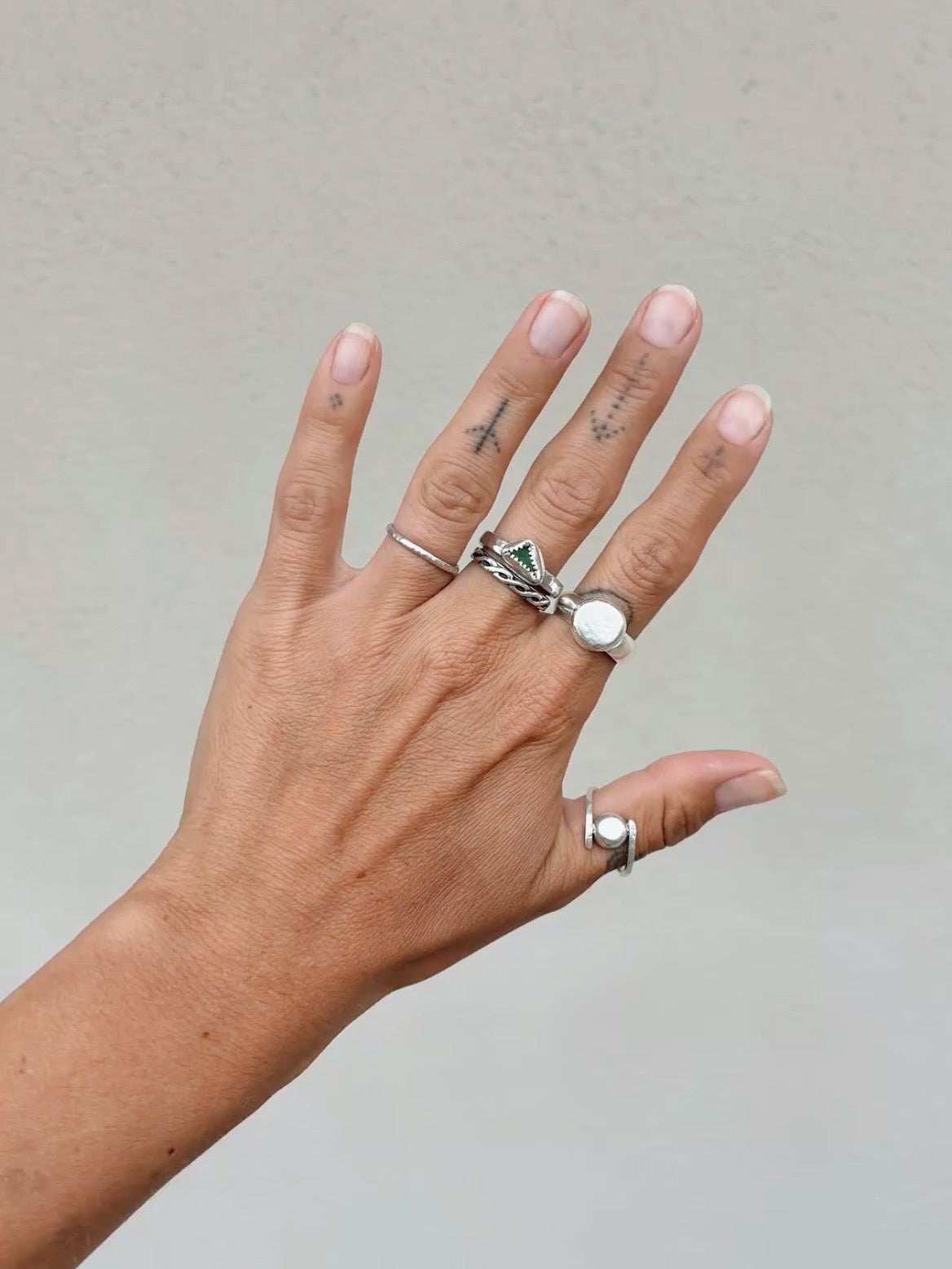 Sterling Silver Pebble Ring | Handmade Silver Ball Ring | Minimalist Stacking Ring | Organic Earthy Jewelry | Custom Size Available