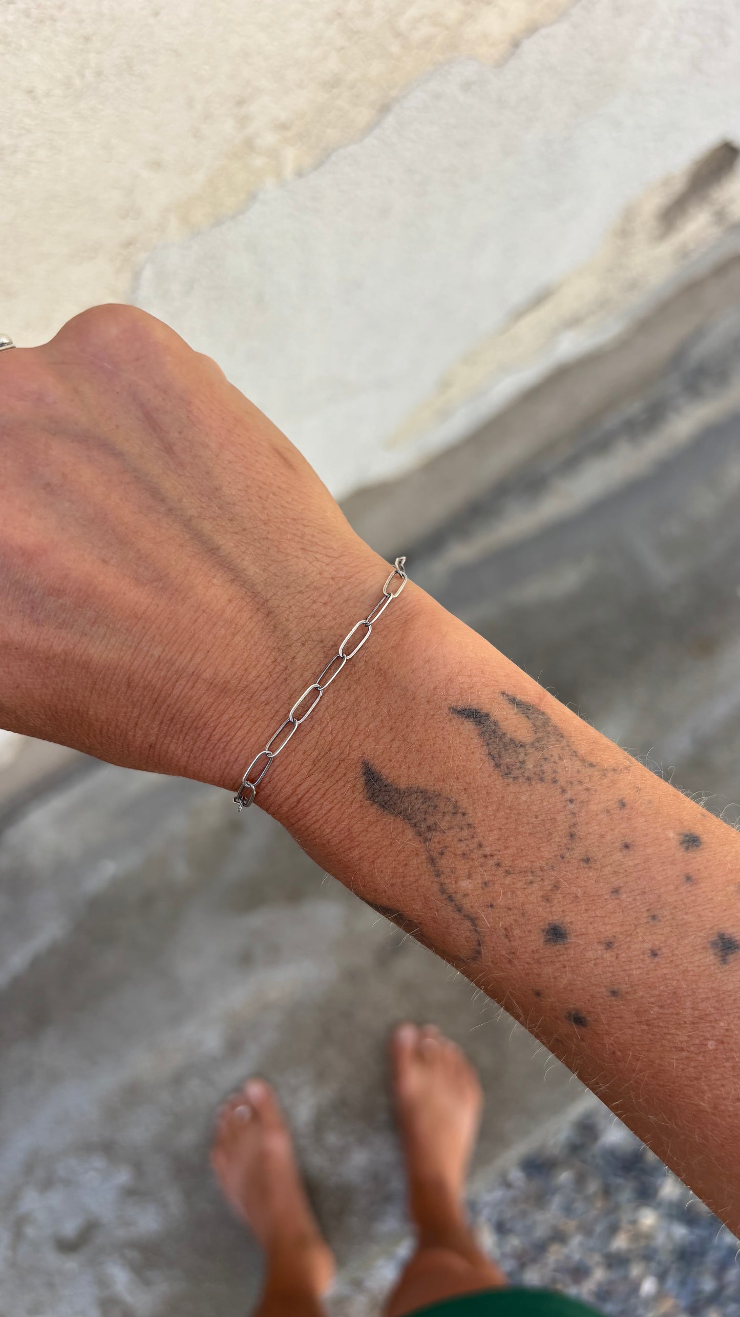 Sterling Silver Chain- Necklace - Bracelet- Anklet– Built for the Journey Minimalist Layering Chain | Adjustable Clasp | Pendant-Ready