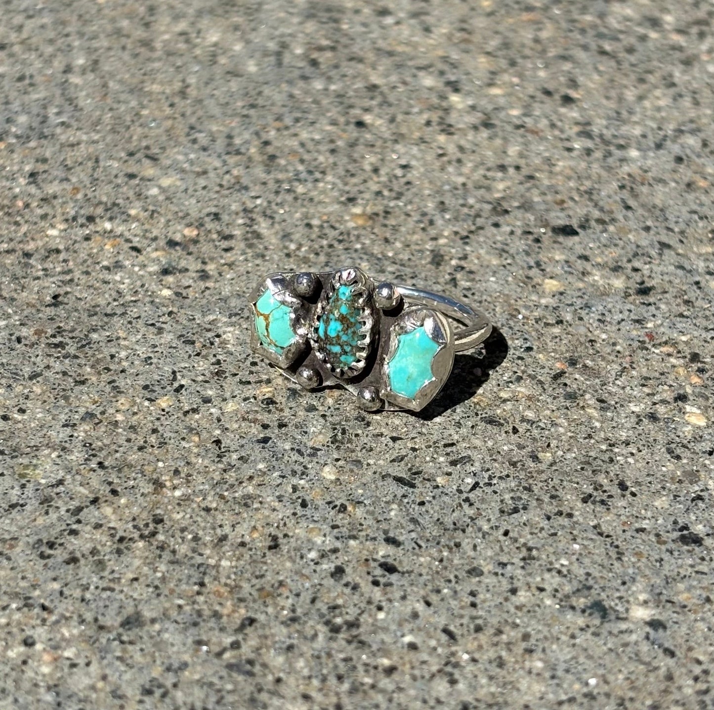 Turquoise Triplet Ring