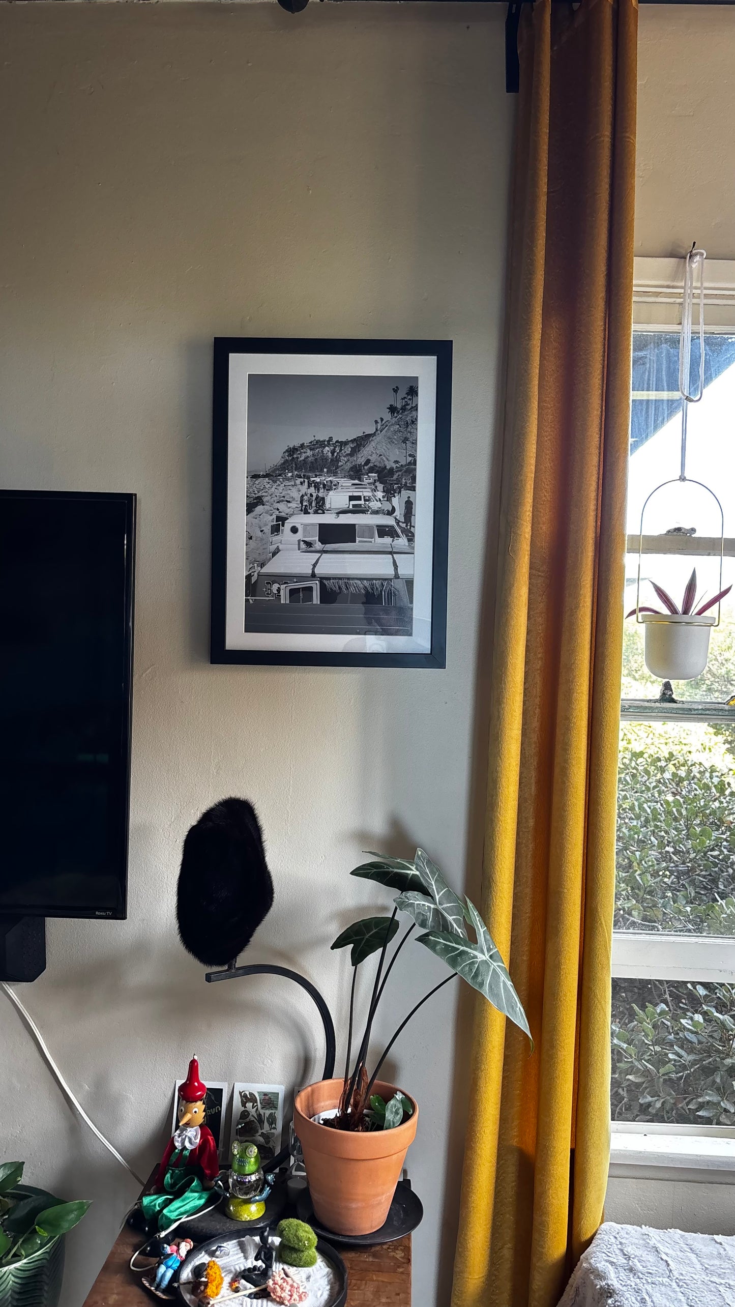 Black and White Surf Photo Print – Sabbath by the Sea, California Street Vans Event – 18x11 Film Photography by Heidi Jo Eigenberger – Frame