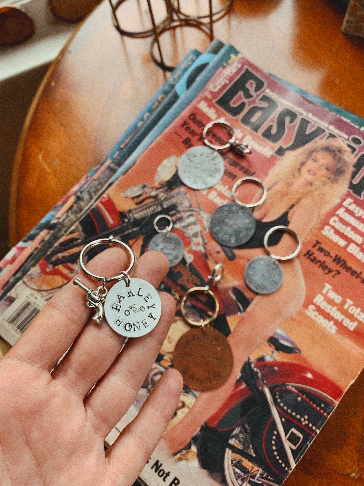 Custom Stamped Keychain - Perfect for Vintage Trucks, Vanners, Workshops, Garages, Motorcycles