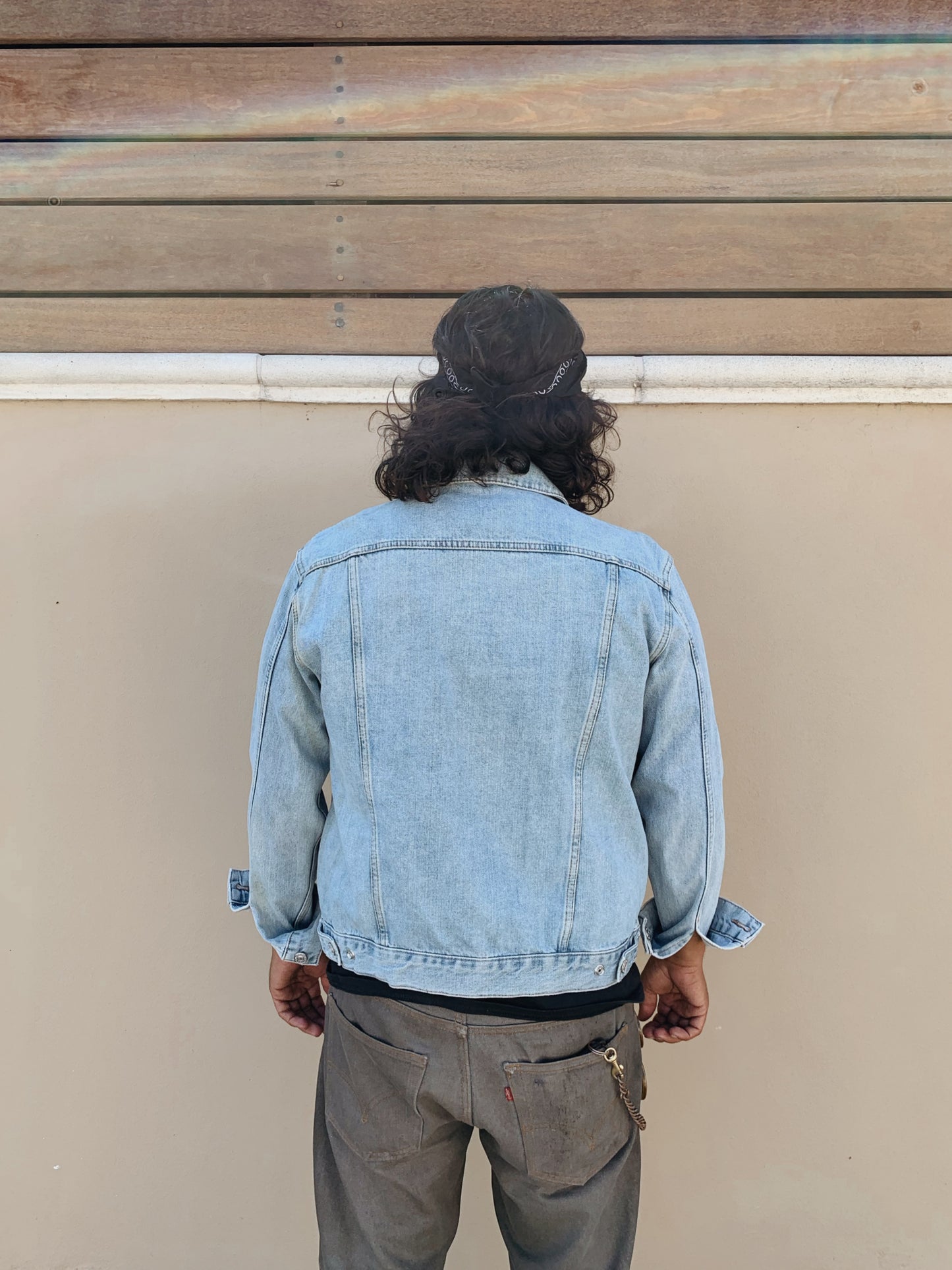 Topshop Moto Light Wash Denim Jacket