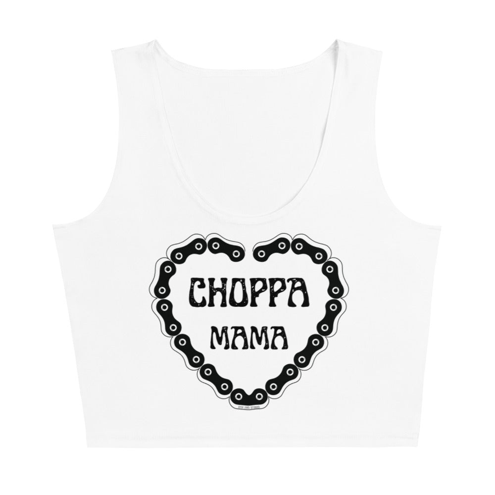 Choppa Mama | Chainlink Heart | Ribbed Tank Top