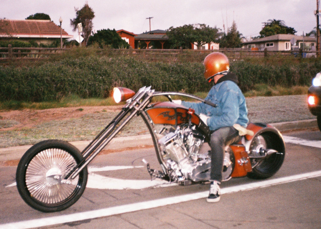 Archive #015: Red Chopper on PCH | 35mm color film