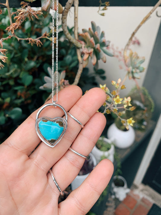 Hand Cut Heart Pendants