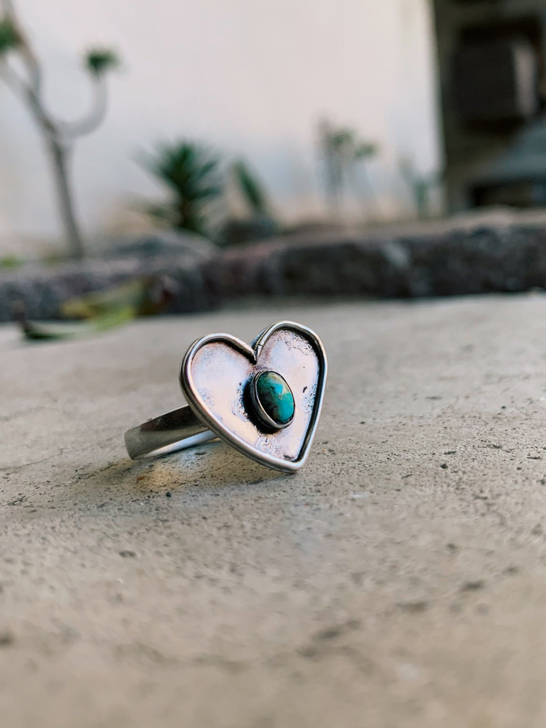 From the Archive: The Silver Platter Heart Ring With Turquoise