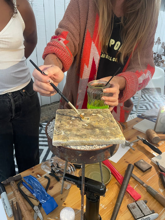 Humbled by the Fire: Shaky Hands, Silver Rings, and the Magic of Making Art Together