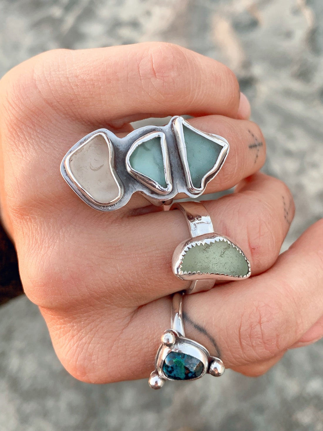 From the Archive: The Seaglass Stack Ring