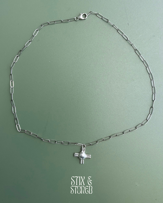 Sterling Silver Chain- Necklace - Bracelet- Anklet– Built for the Journey Minimalist Layering Chain | Adjustable Clasp | Pendant-Ready