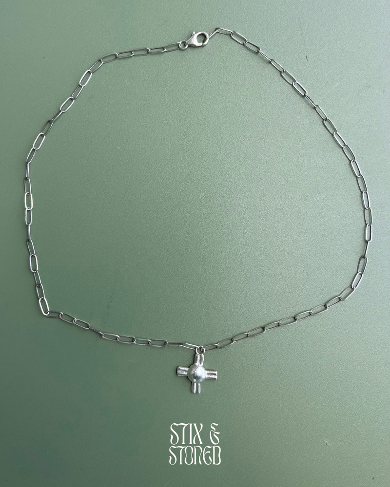 Sterling Silver Chain- Necklace - Bracelet- Anklet– Built for the Journey Minimalist Layering Chain | Adjustable Clasp | Pendant-Ready