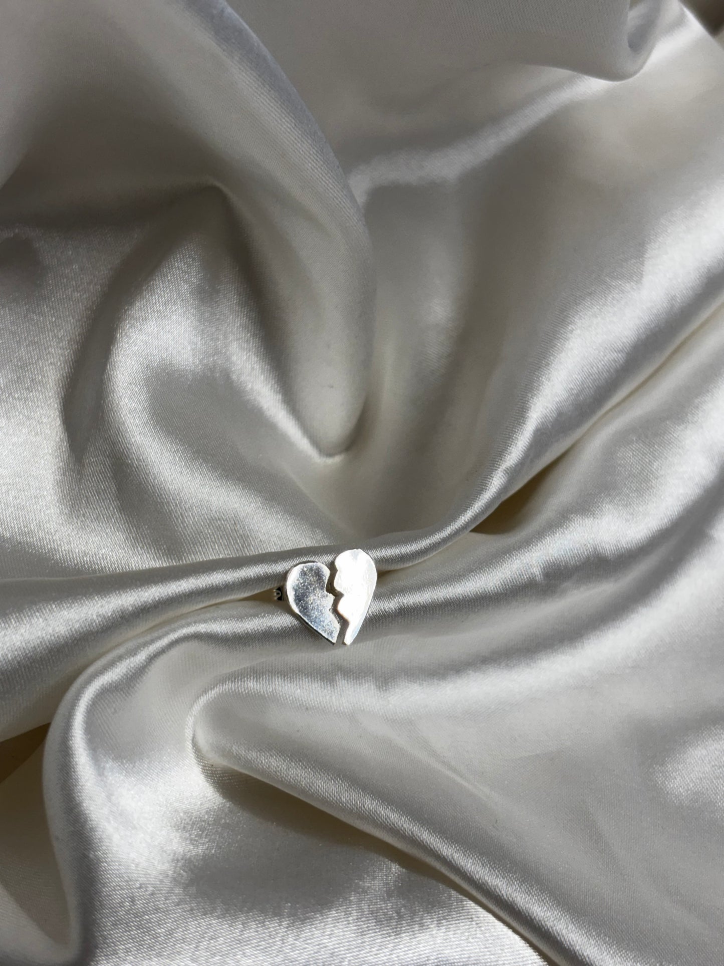 Broken Heart Stud Earrings