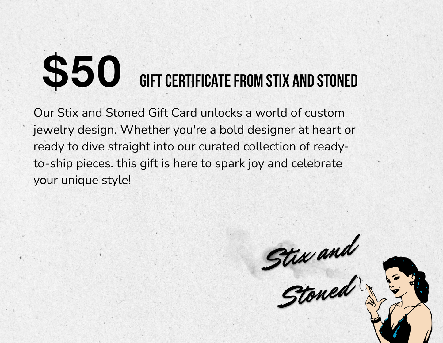 Stix and Stoned Gift Card