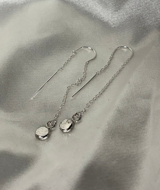 Dew Drop Threader Earrings