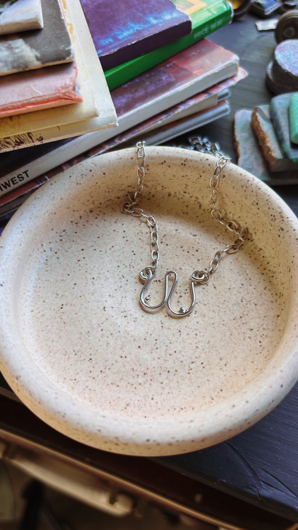 Minimalist "Boob" Line Art Necklace | Sterling Silver