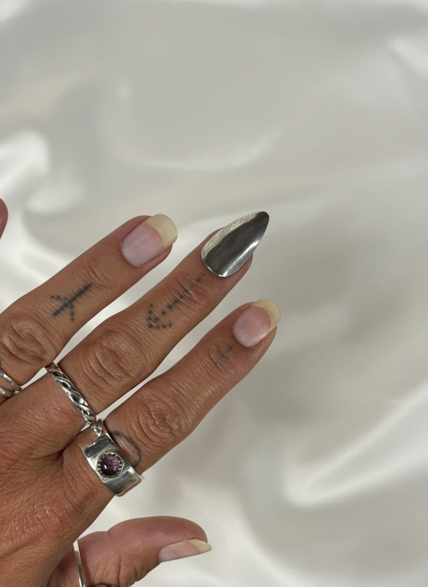 Sterling Silver Nail Tips
