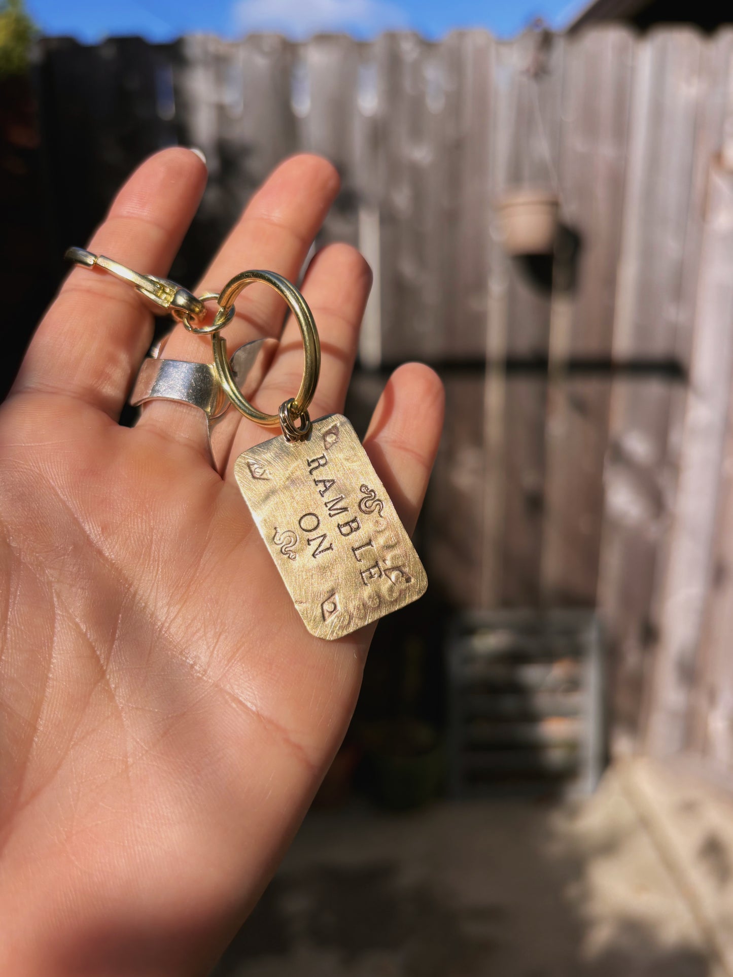 Custom Stamped Keychain - Perfect for Vintage Trucks, Vanners, Workshops, Garages, Motorcycles