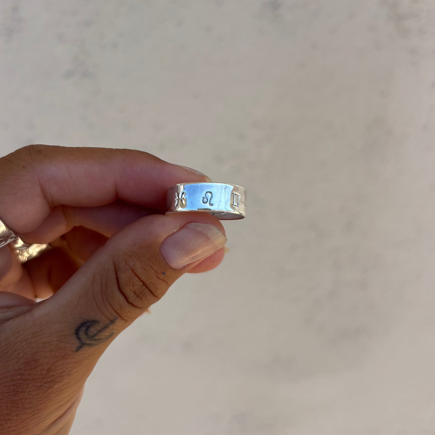 Big Three Astrology Ring