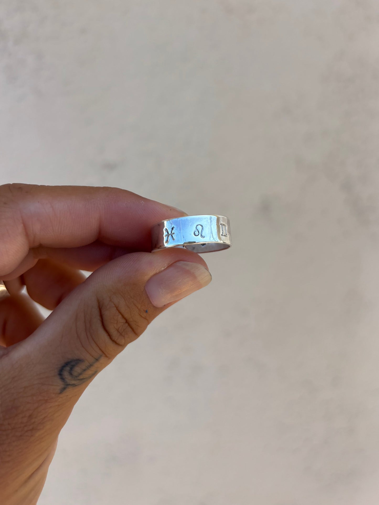 Big Three Astrology Ring  | Sun Moon Rising Ring