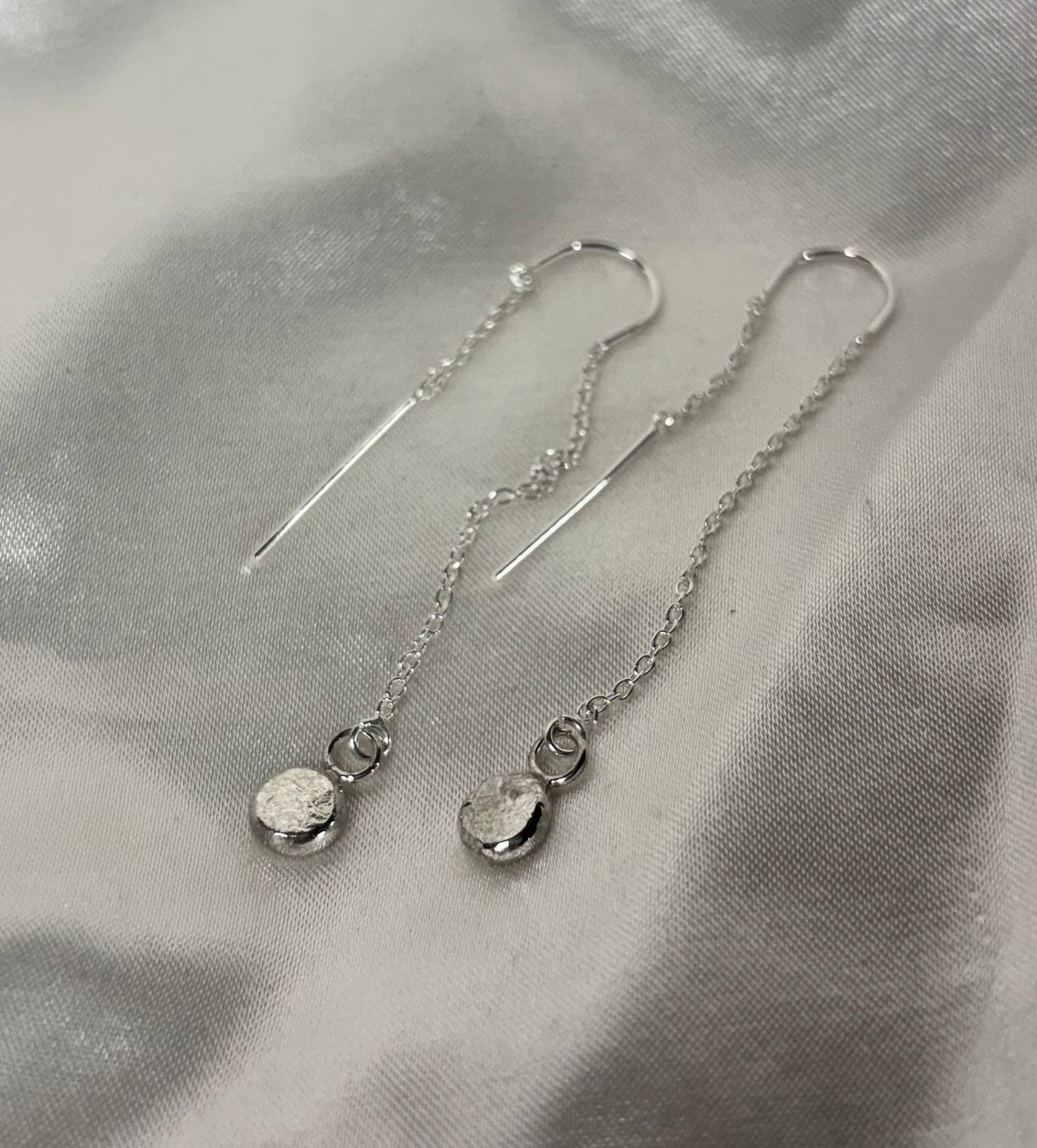 Dew Drop Threader Earrings