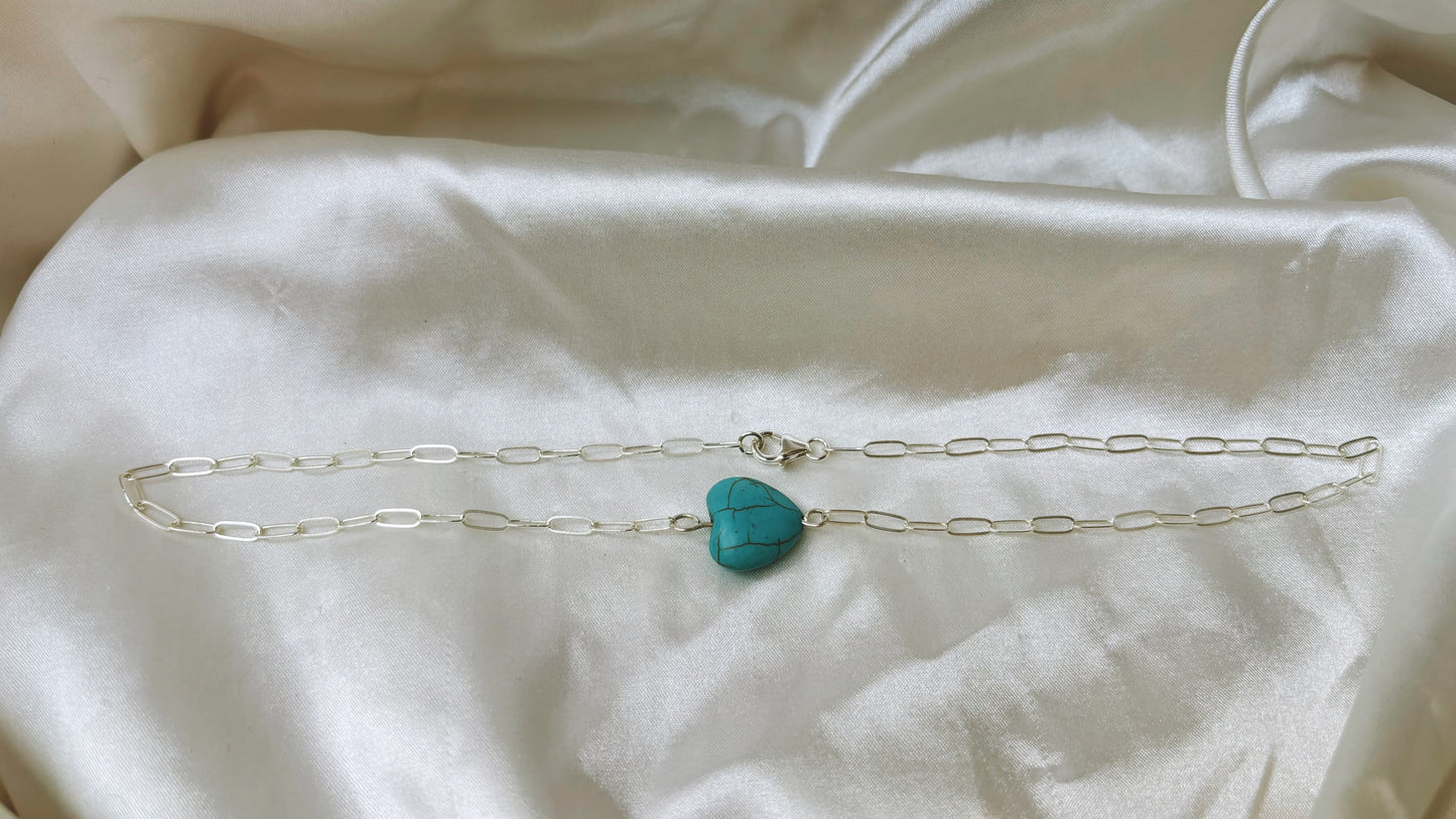 Turquoise Bead Necklace