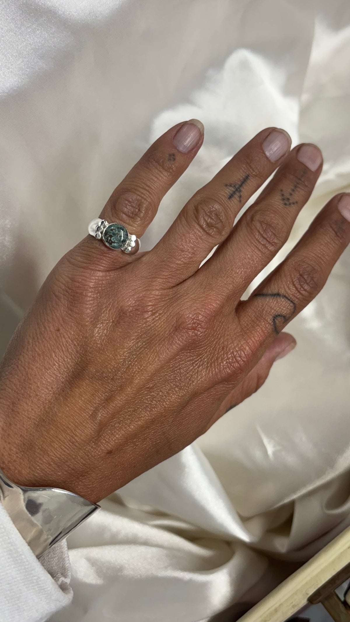 Turquoise Round Ring