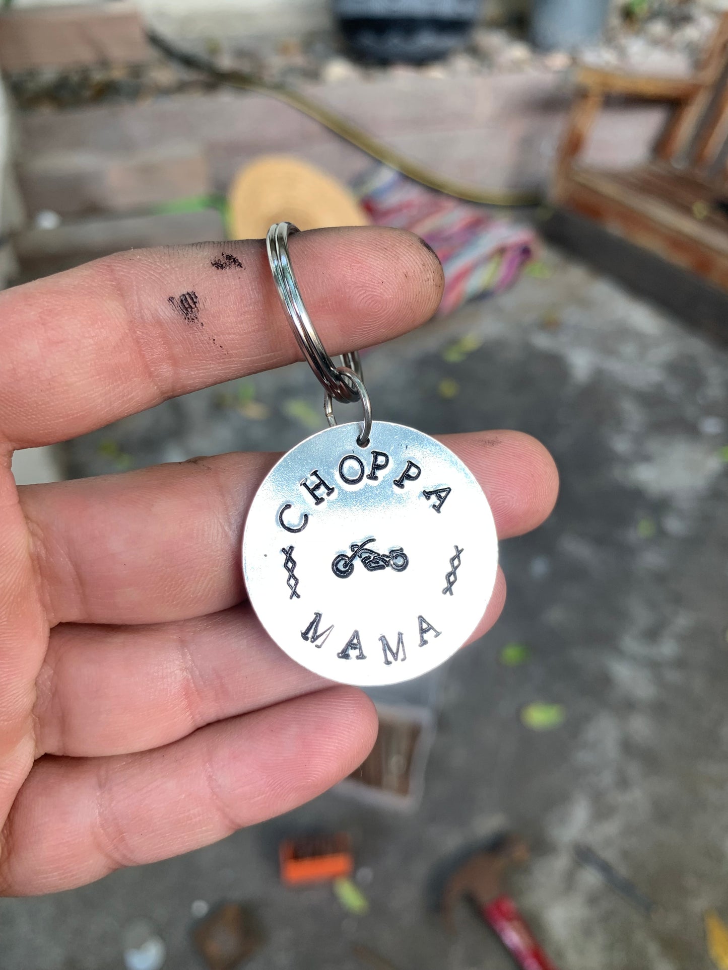 Custom Stamped Keychain - Perfect for Vintage Trucks, Vanners, Workshops, Garages, Motorcycles