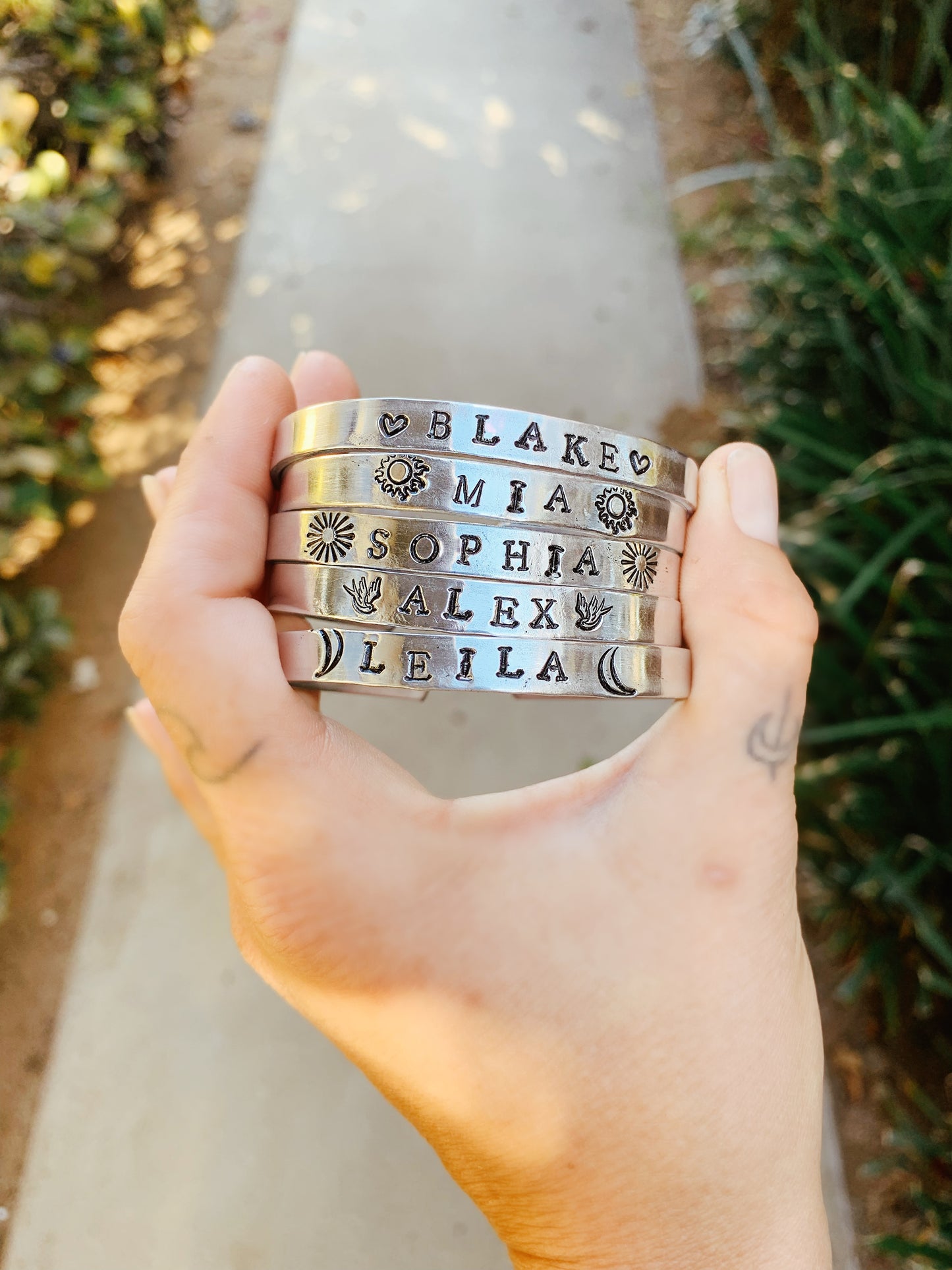 Personalized Stamped Bracelet
