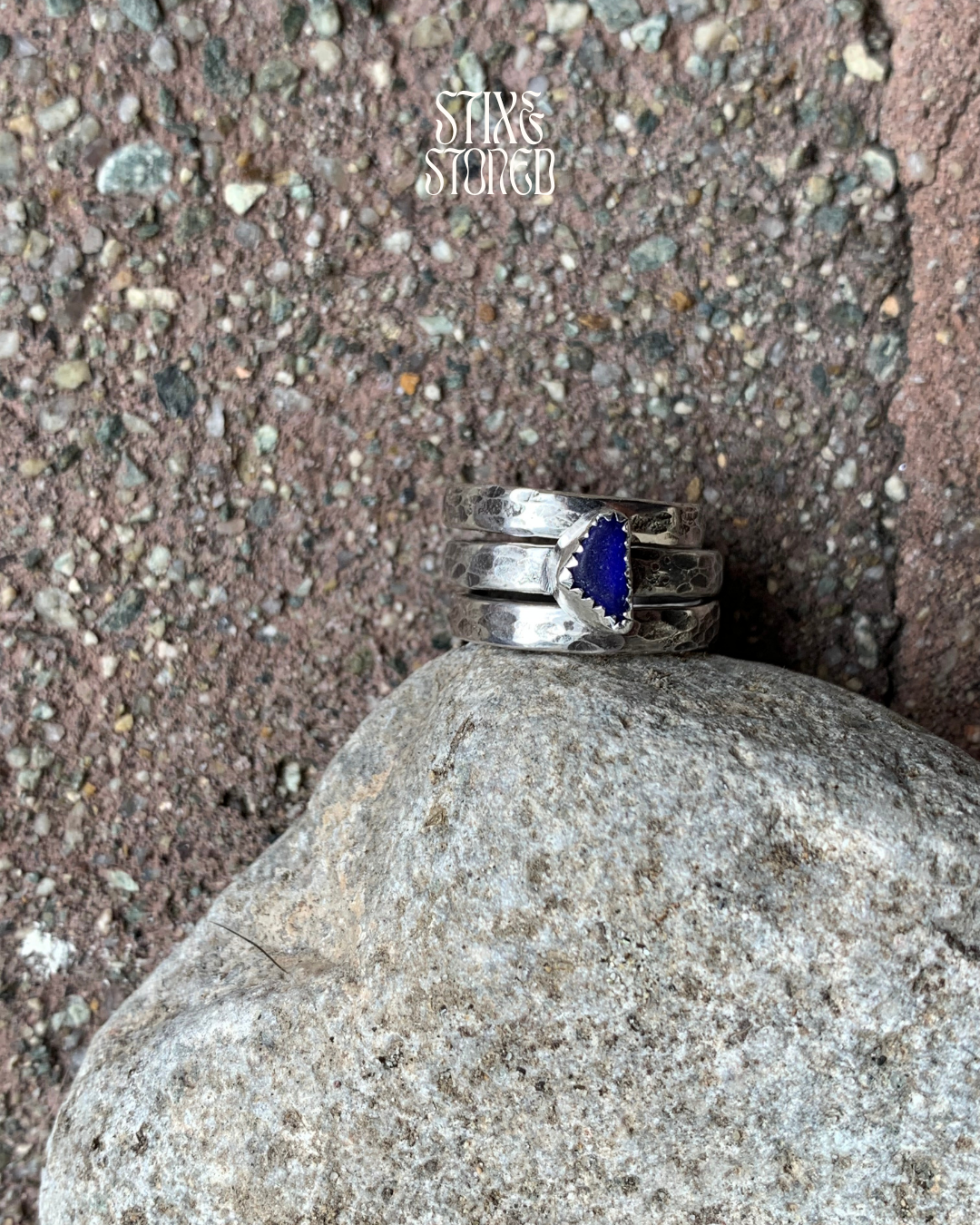 Sea Glass Ring | Sterling Silver