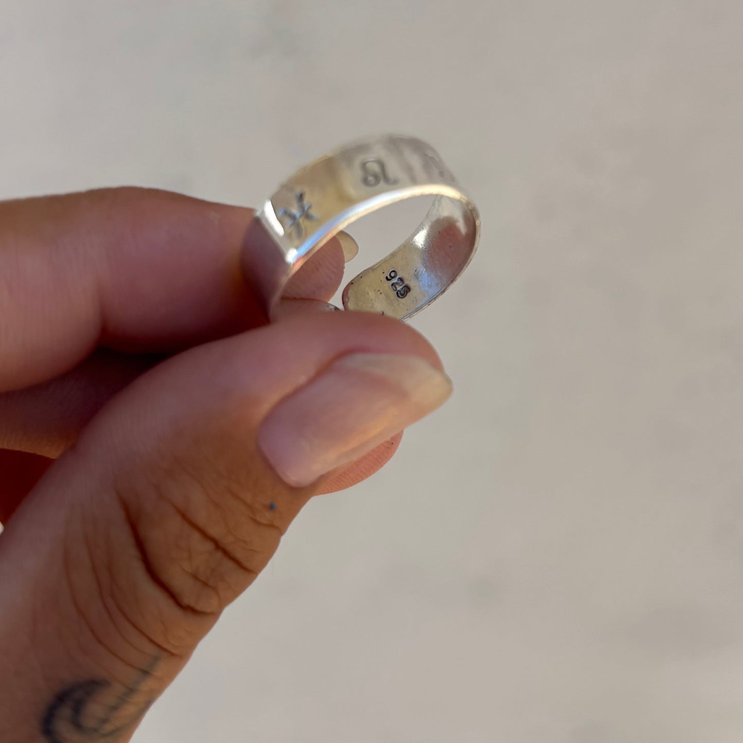 Big Three Astrology Ring