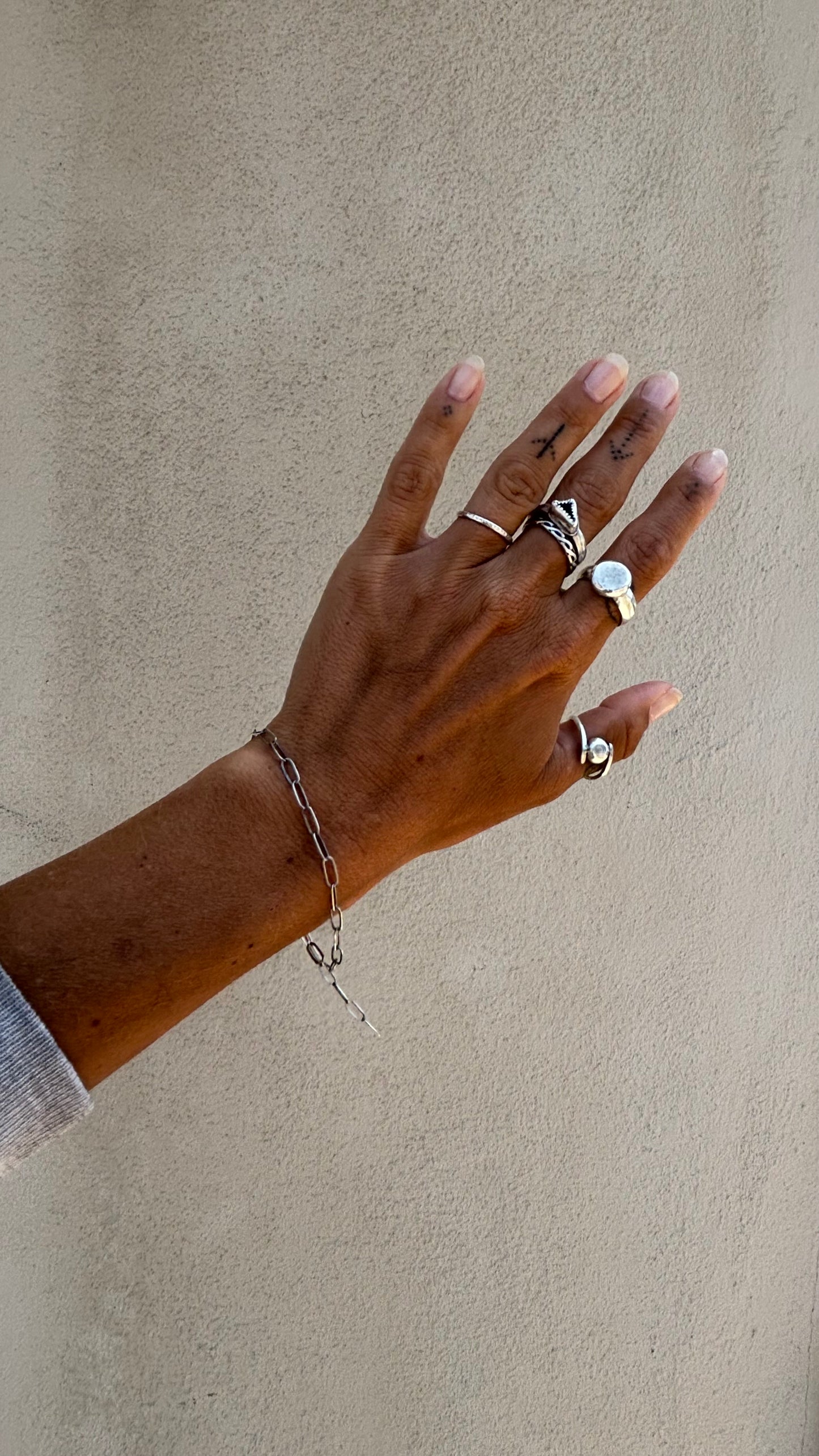 Sterling Silver Chain- Necklace - Bracelet- Anklet– Built for the Journey Minimalist Layering Chain | Adjustable Clasp | Pendant-Ready