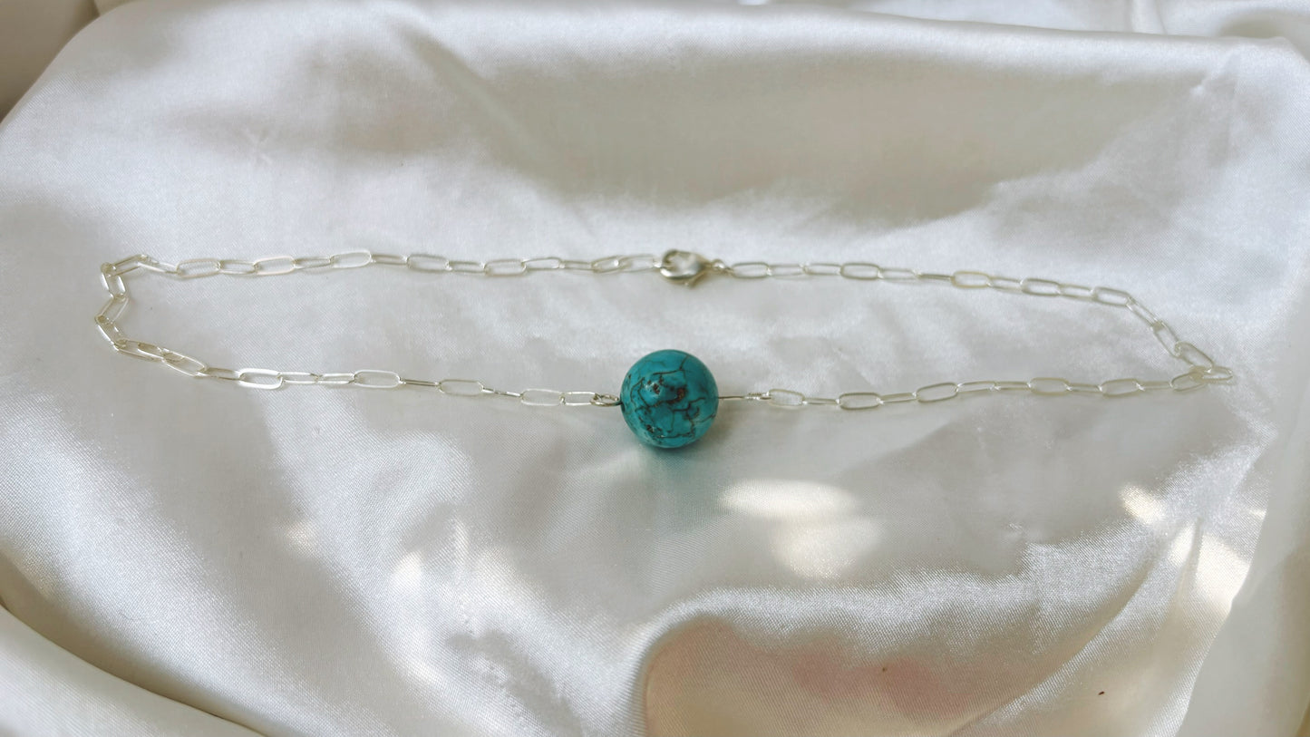 Turquoise Bead Necklace