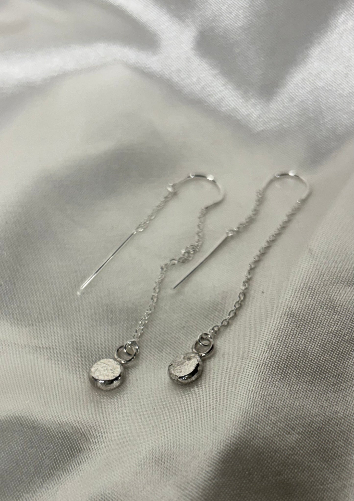 Dew Drop Threader Earrings