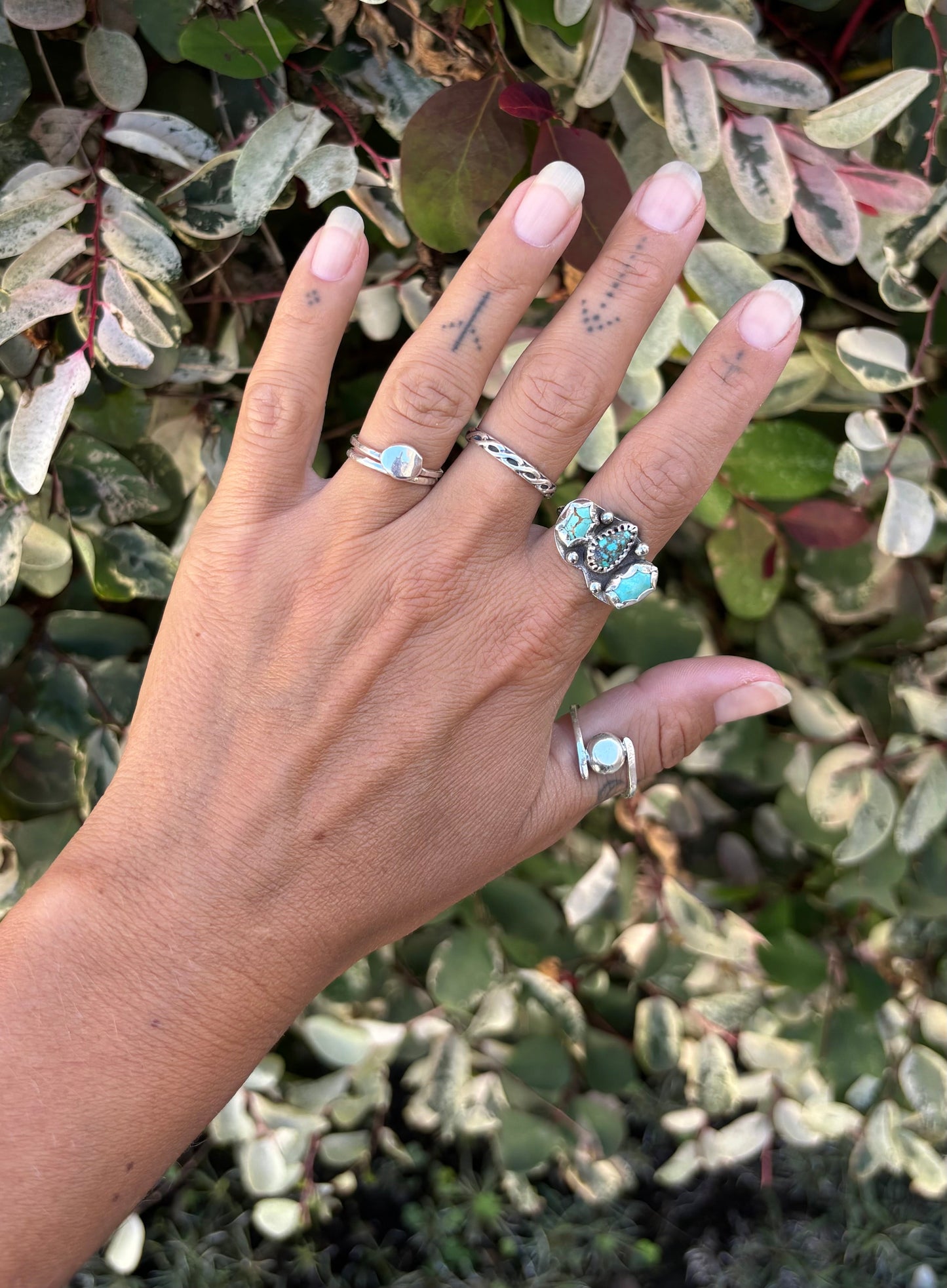 Turquoise Triplet Ring