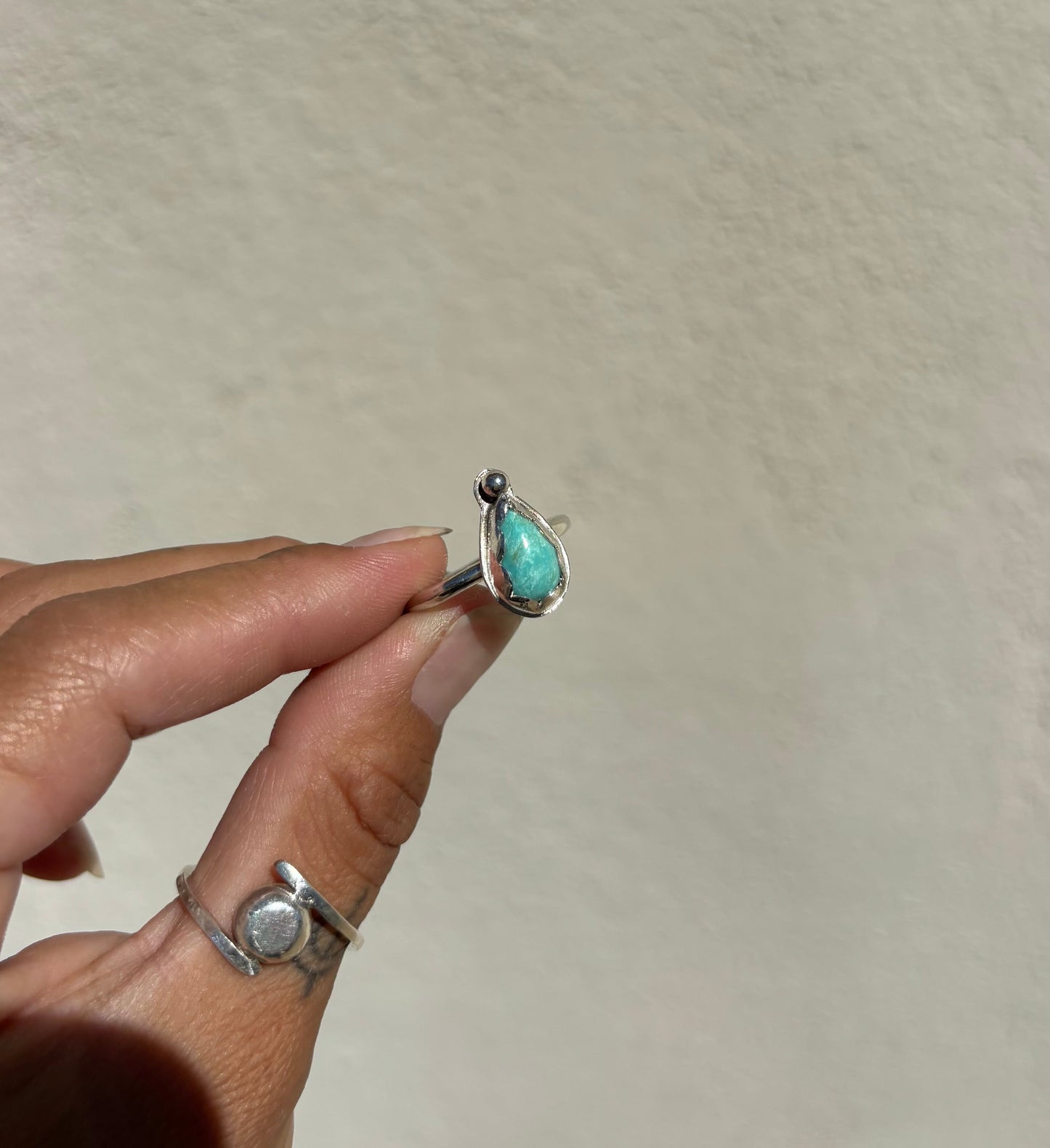 Turquoise Teardrop Ring