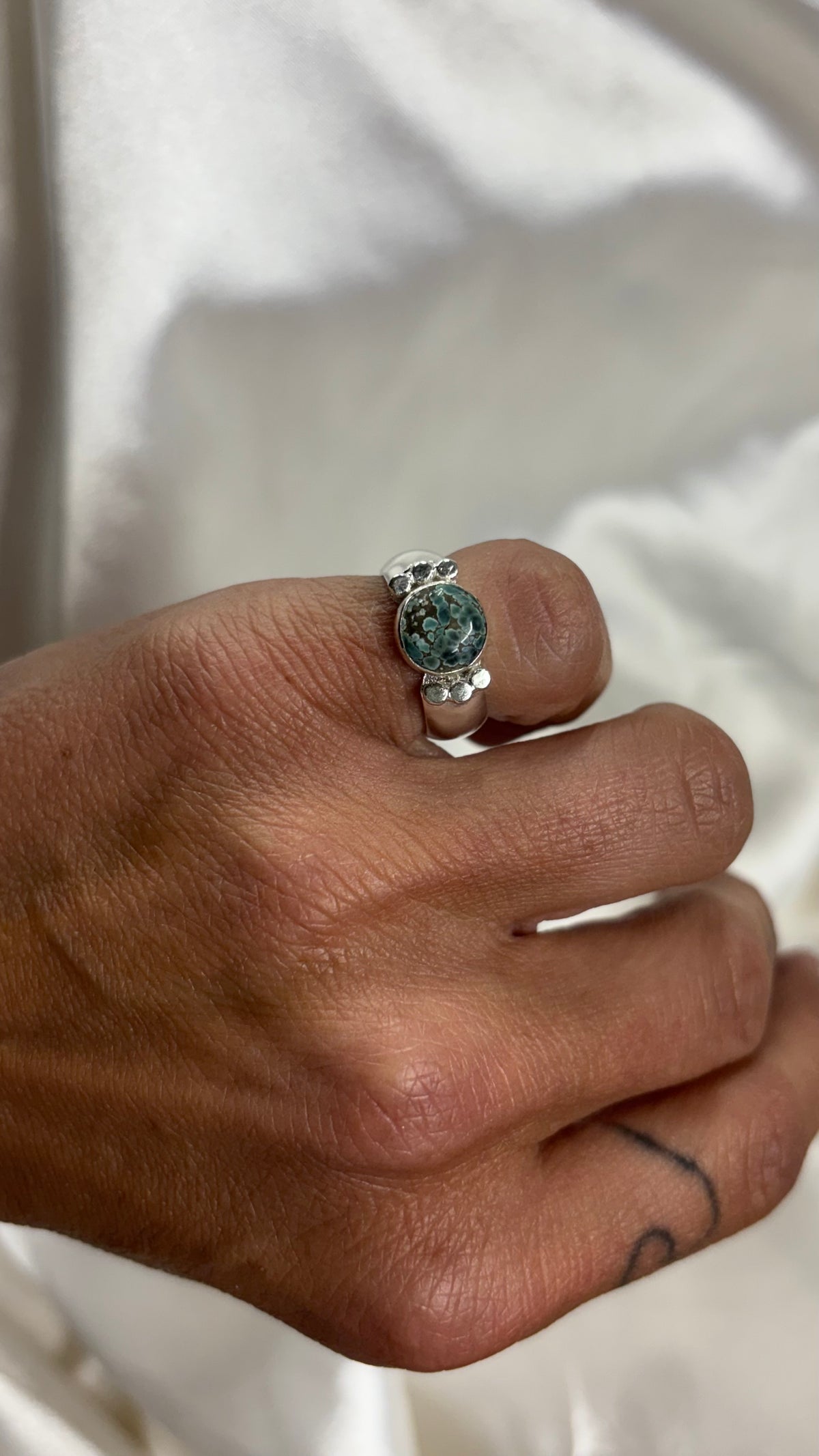 Turquoise Round Ring