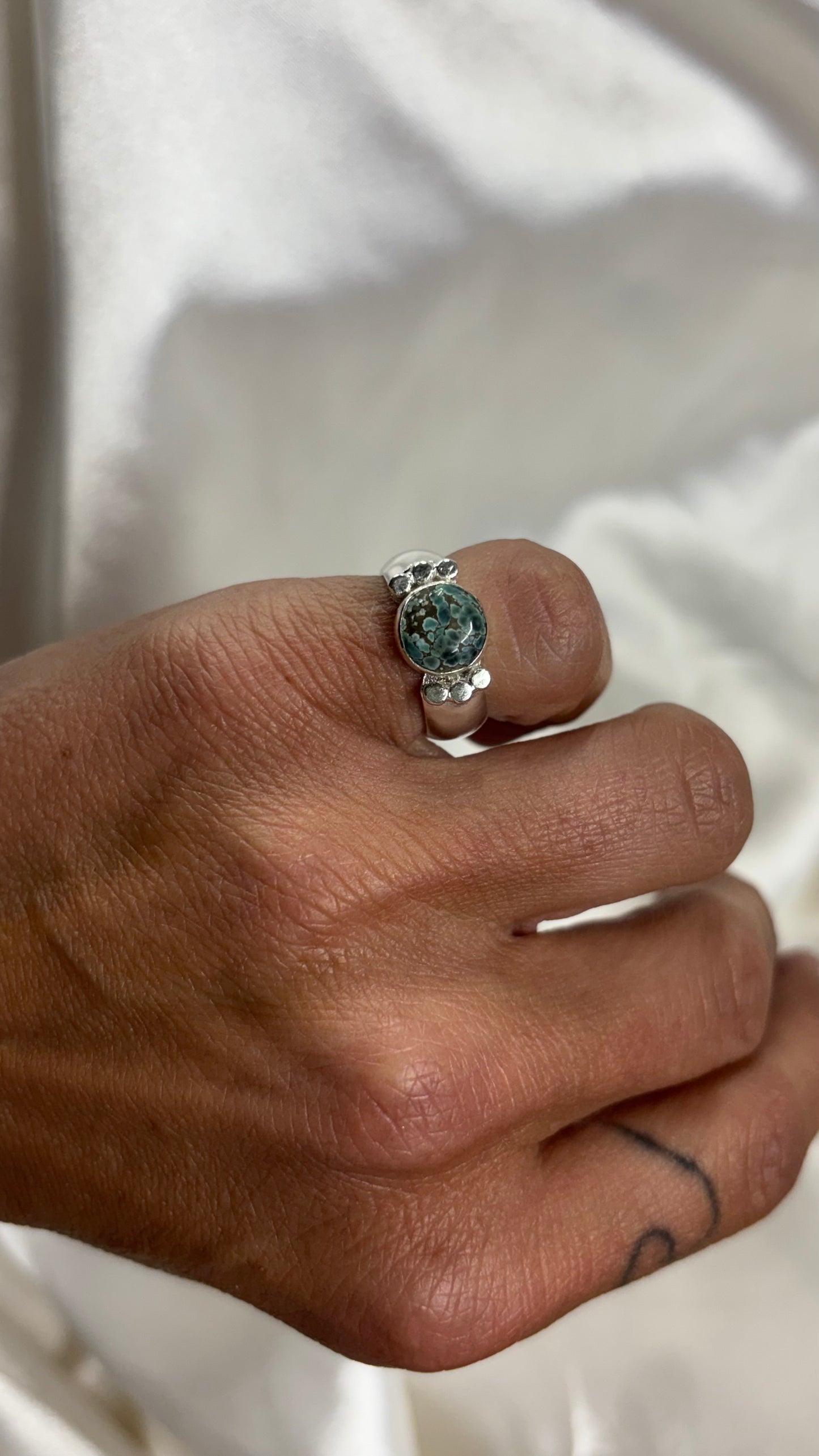 Turquoise Round Ring