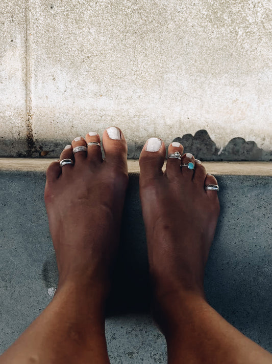 Adjustable Silver Toe Ring