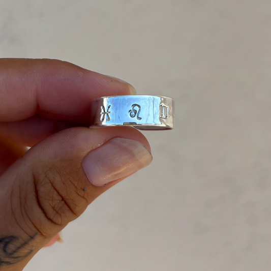 Big Three Astrology Ring  | Sun Moon Rising Ring