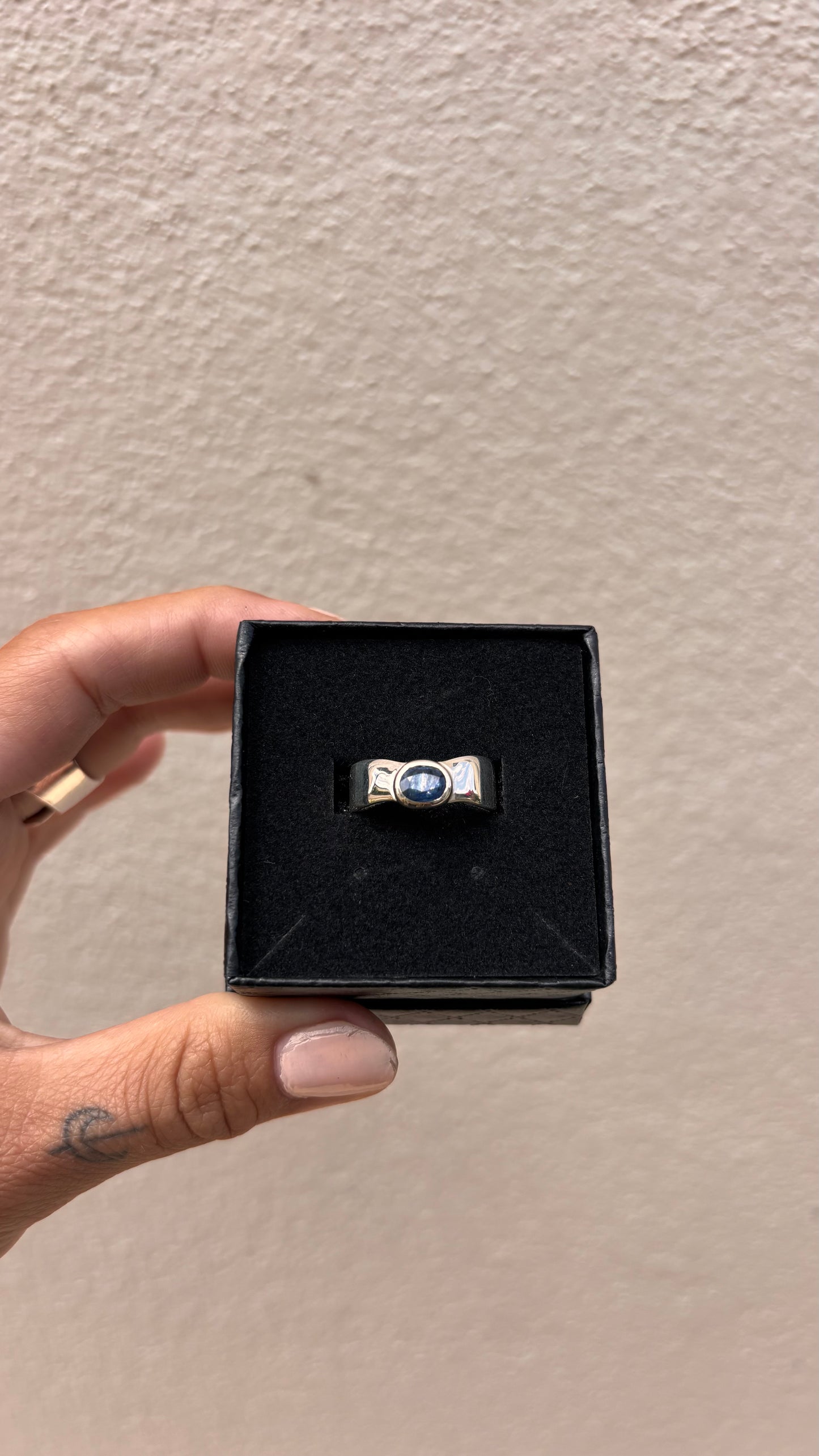 Organic Stacker Ring | Recycled Silver Ring