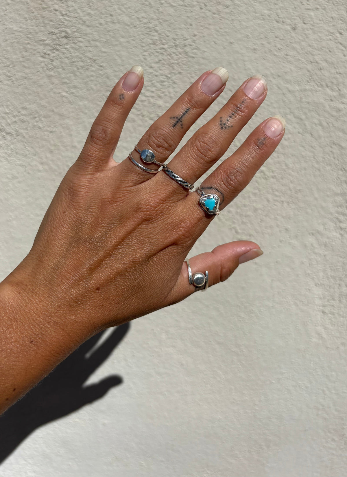 Turquoise Rope Ring