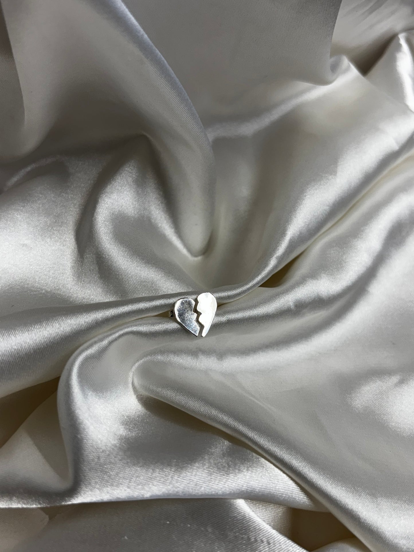 Broken Heart Stud Earrings