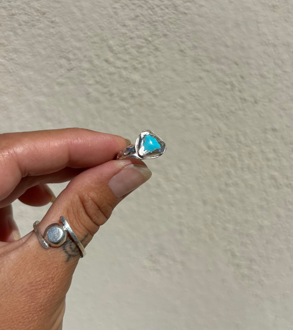Turquoise Rope Ring