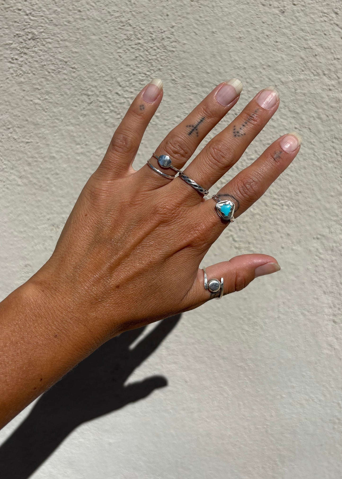 Turquoise Rope Ring